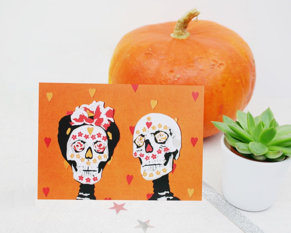Day of the Dead Halloween Card