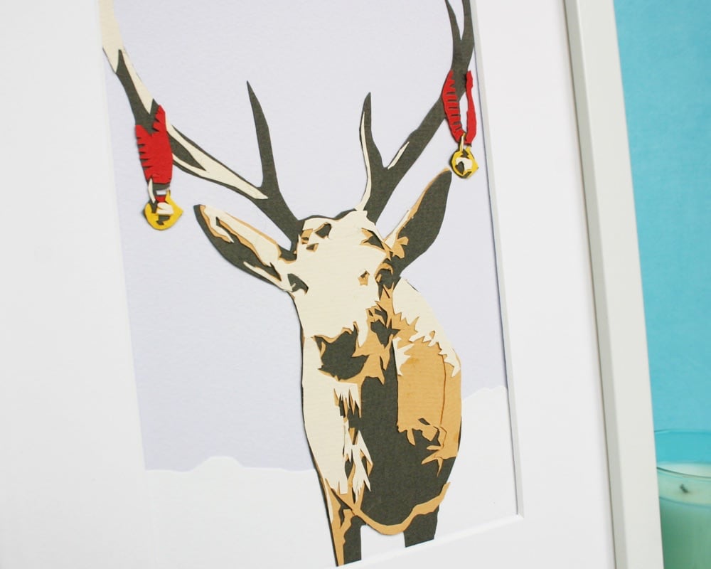 Christmas Deer Art Gift
