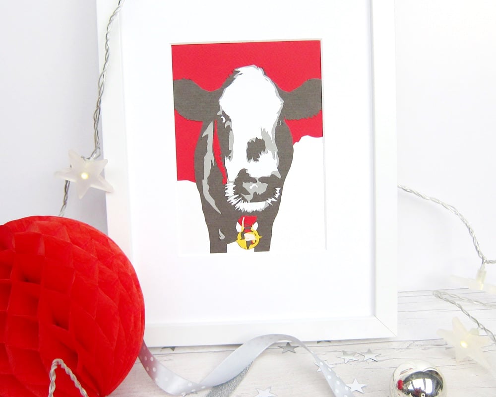 Cow Wall Art Gift