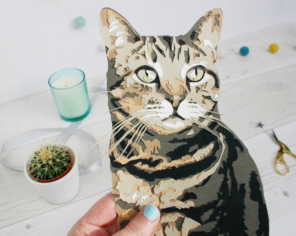 Custom Cat Portrait UK