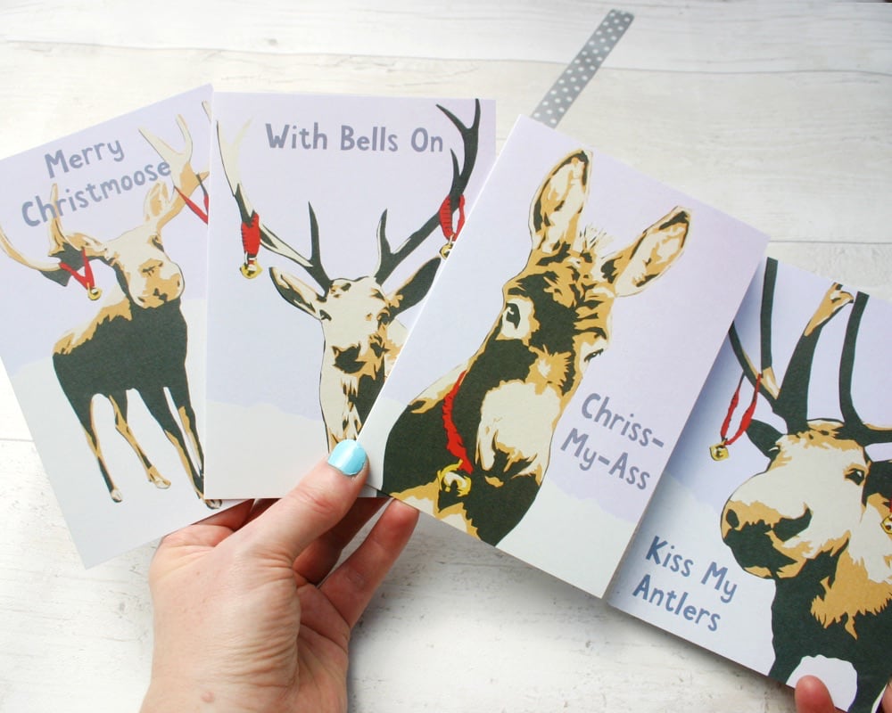 Funny Animal Christmas Cards
