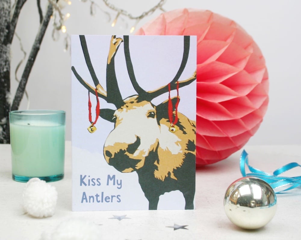 Funny Reindeer Christmas Card