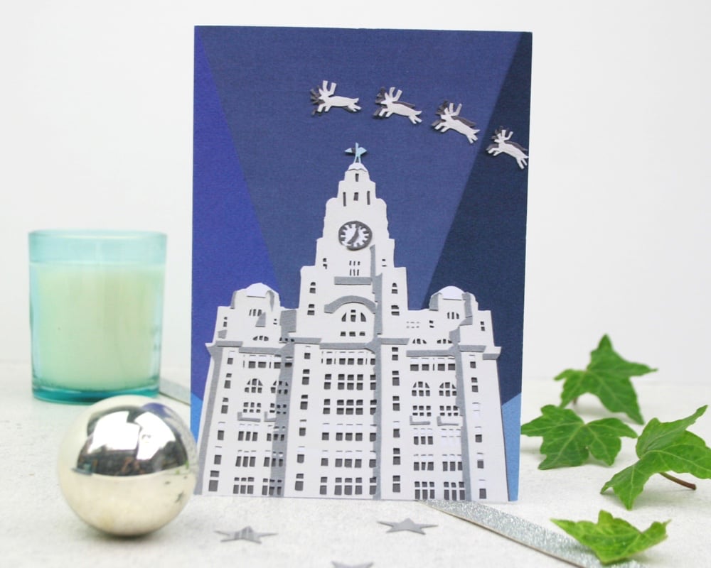 Liverpool Buildings Christmas Card