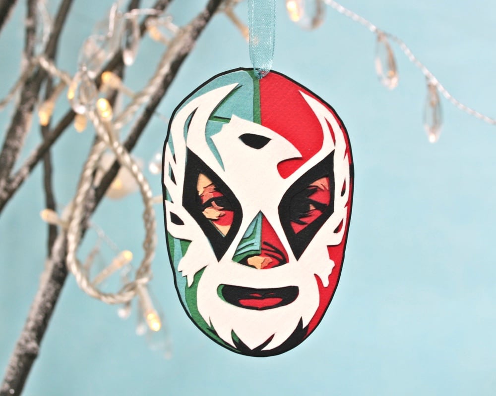 Mexican Wrestler Christmas Decoration