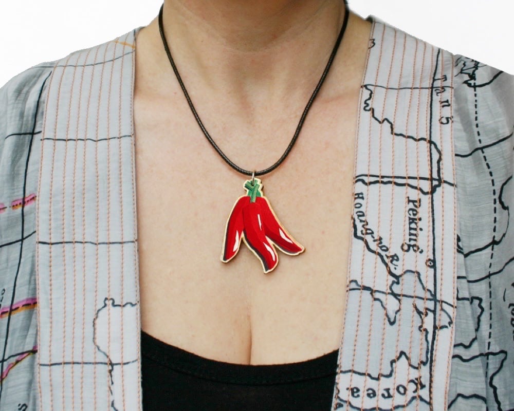 Red Chilli Pepper Necklace