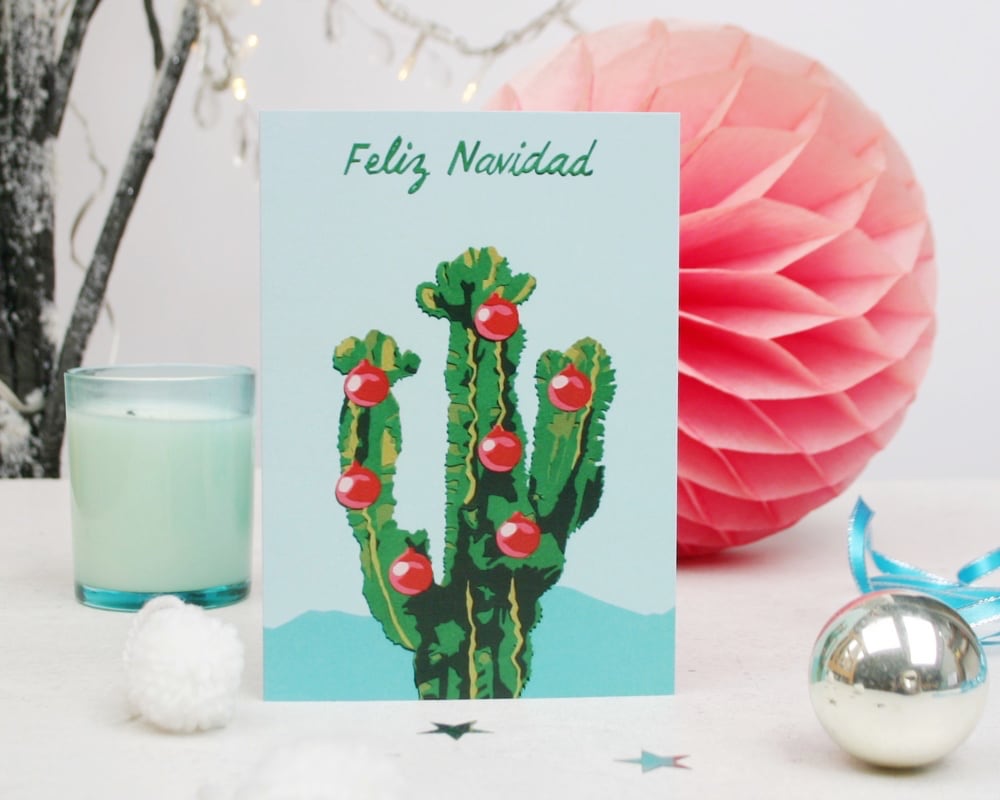 Spanish Christmas Card Feliz Navidad